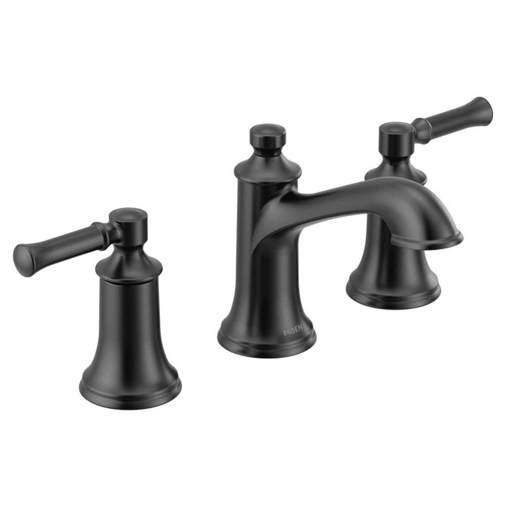 Dartmoor 8 in. Widespread 2-Handle Bathroom Faucet in Matte Black (Valve Sold Separately)