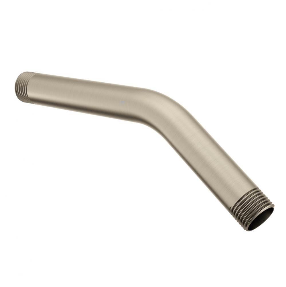 8-Inch Standard Shower Arm with 1/2-Inch Universal Threads, Brushed Nickel