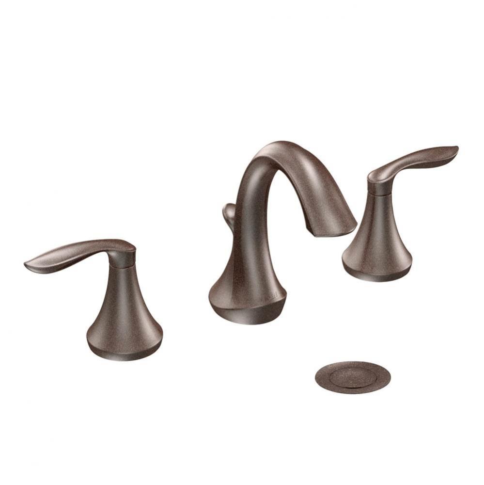 Eva 8 in. Widespread 2-Handle High-Arc Bathroom Faucet Trim Kit in Oil Rubbed Bronze (Valve Sold S