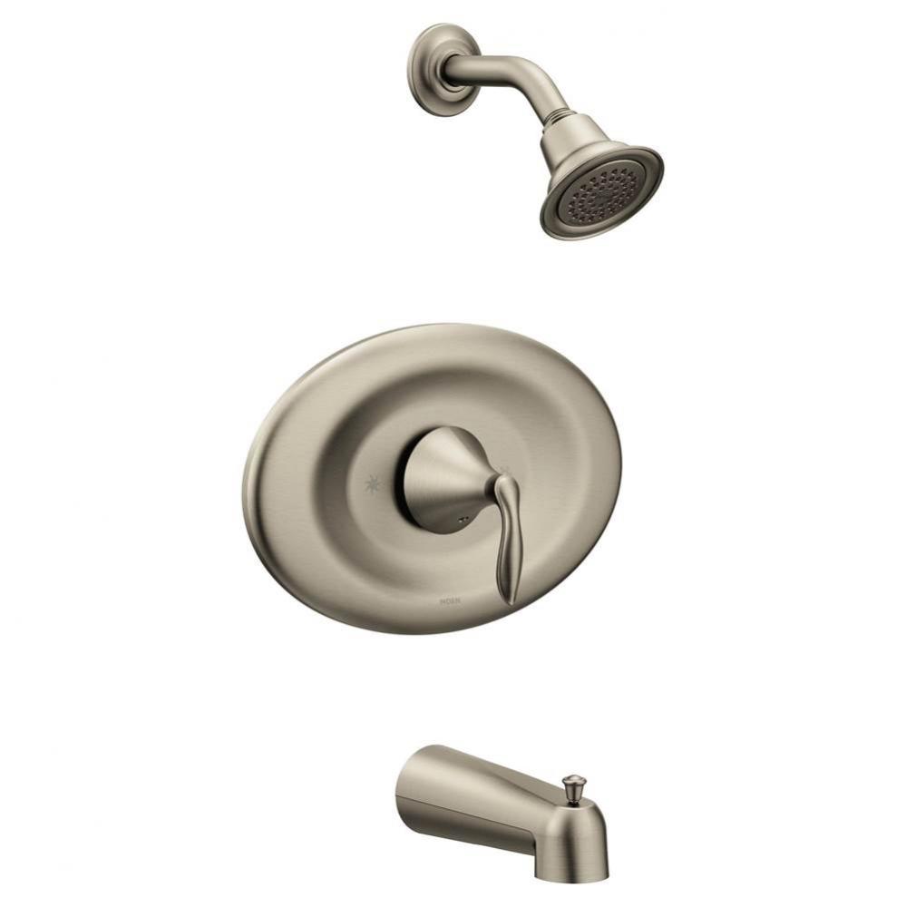 Eva Posi-Temp Eco-Performance Tub and Shower Trim Kit, Valve Required, Brushed Nickel