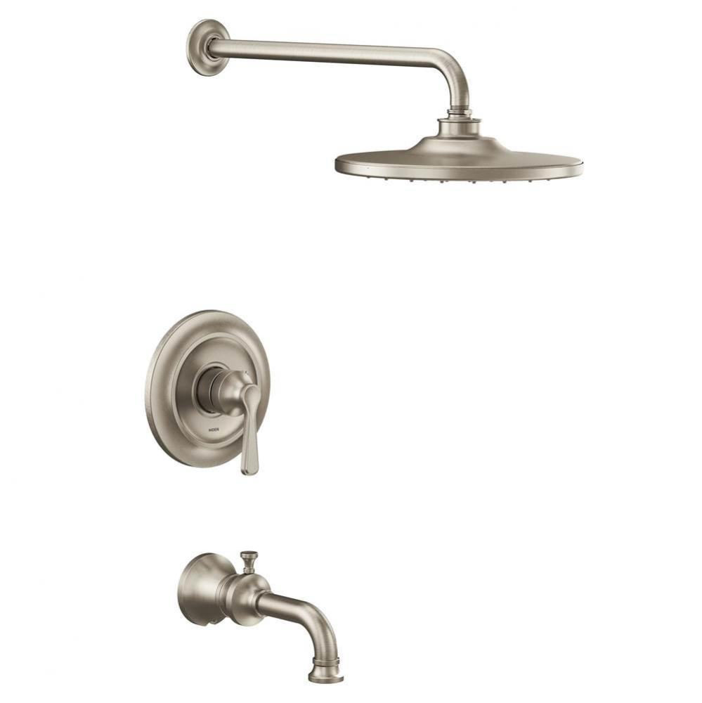 Colinet M-CORE 2-Series Eco Performance 1-Handle Tub and Shower Trim Kit in Brushed Nickel (Valve