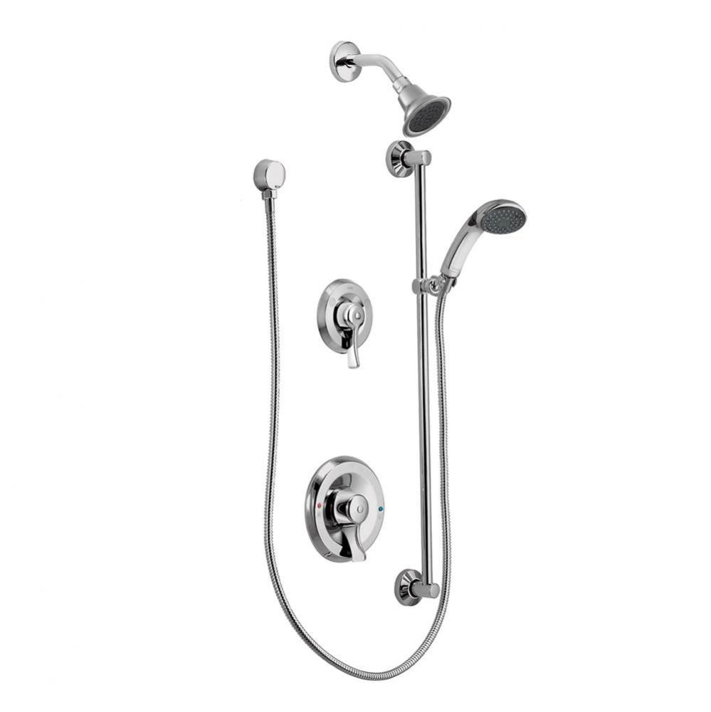 Chrome transfer Posi-Temp(R) shower only