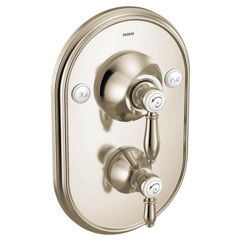 Weymouth Posi-Temp with Built-in 3-Function Transfer Valve Trim Kit, Valve Required, Polished Nick