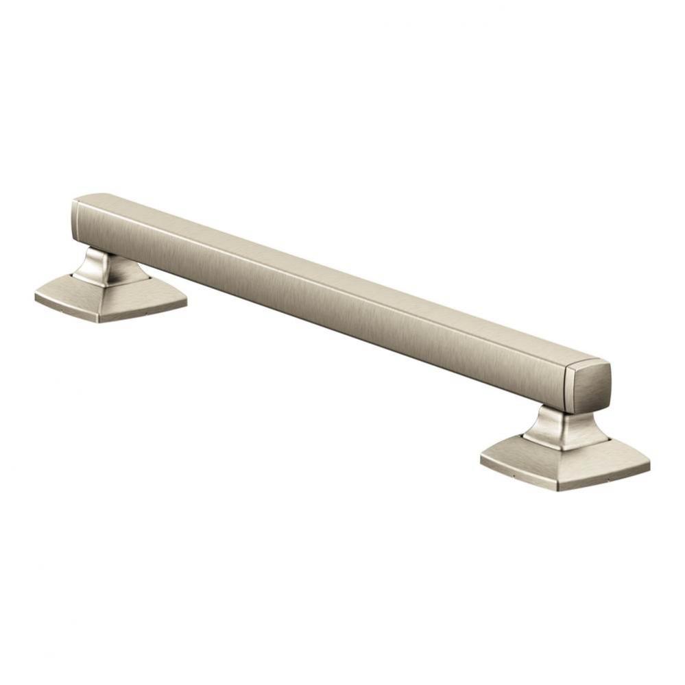 Brushed Nickel 12&apos;&apos; Designer Grab Bar