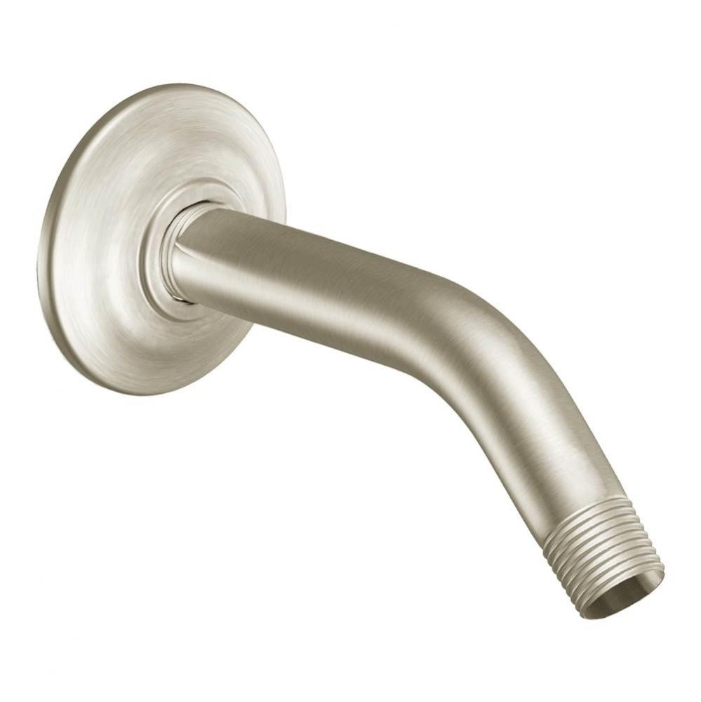 Premium 8-Inch Standard Shower Arm with Matching Flange Included, Brushed Nickel