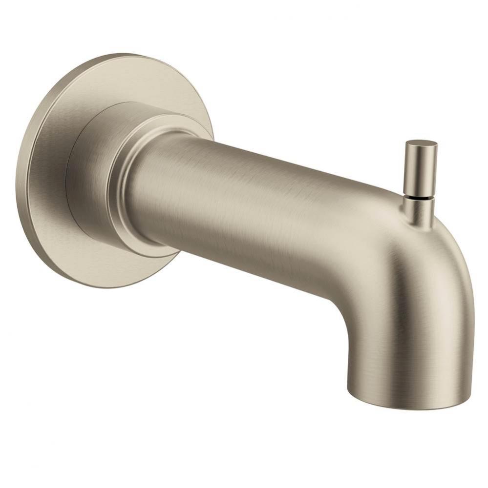 Cia Diverter Tub Spout with Slip-fit CC Connection in Brushed Nickel