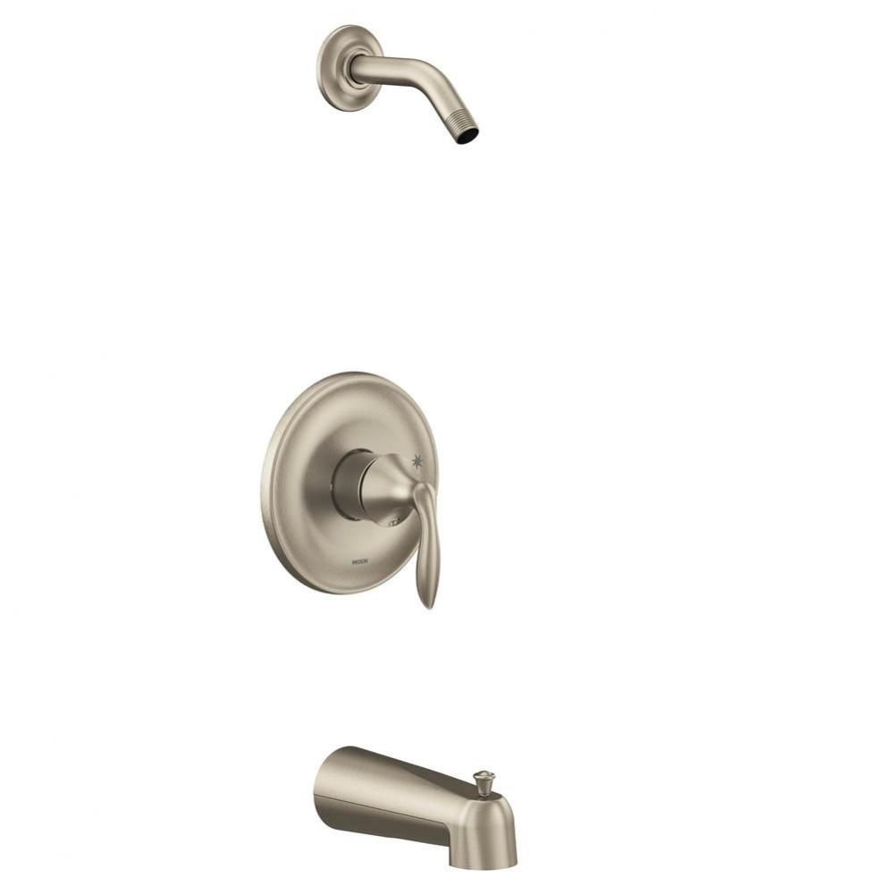 Eva M-CORE 2-Series 1-Handle Tub and Shower Trim Kit in Brushed Nickel (Valve Sold Separately)