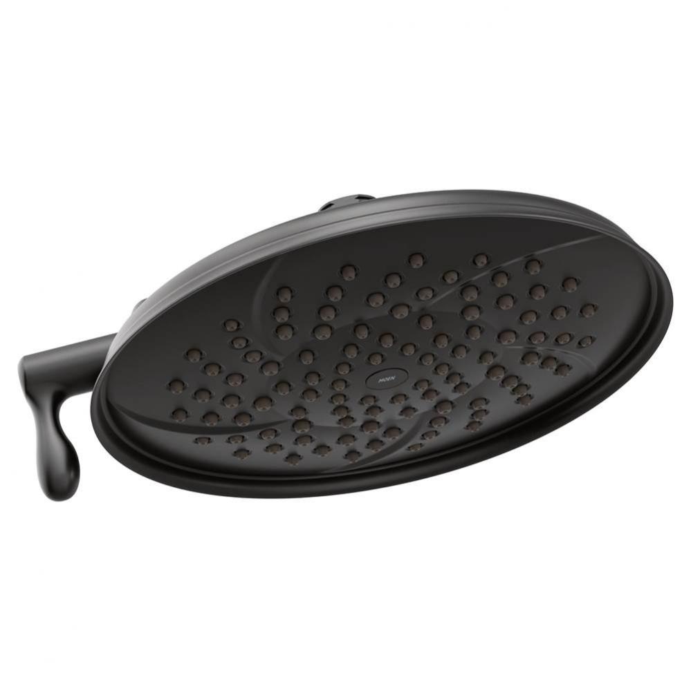 Isabel 8-Inch Two-Function Showerhead with Immersion Technology, Matte Black