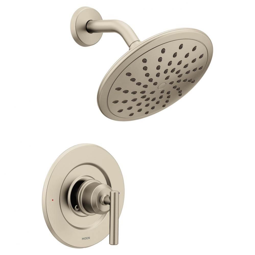 Gibson Posi-Temp Pressure Balancing Modern Shower Only Trim with 8-Inch Rainshower, Valve Required