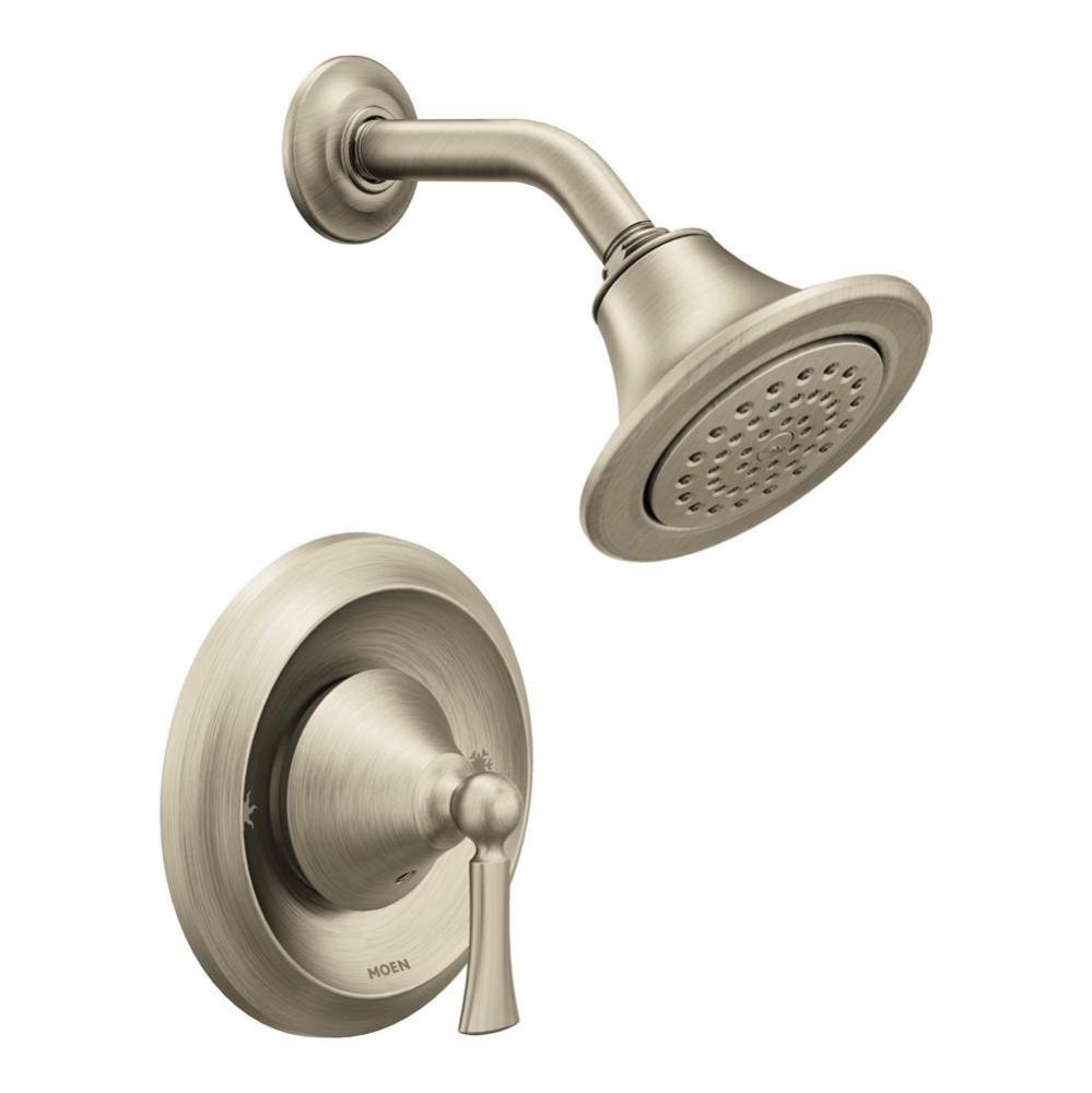 Wynford Single-Handle 1-Spray Posi-Temp Shower Faucet Trim Kit in Brushed Nickel (Valve Sold Separ