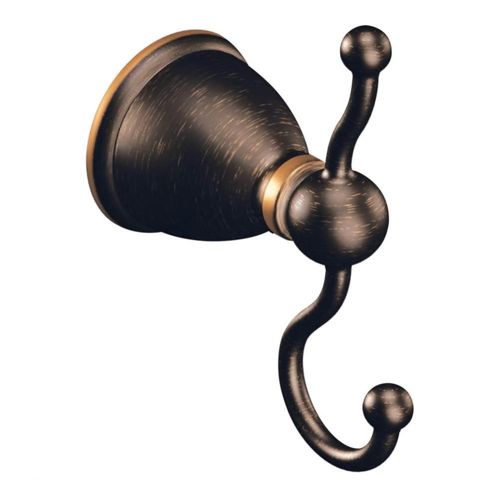 Mediterranean Bronze Double Robe Hook