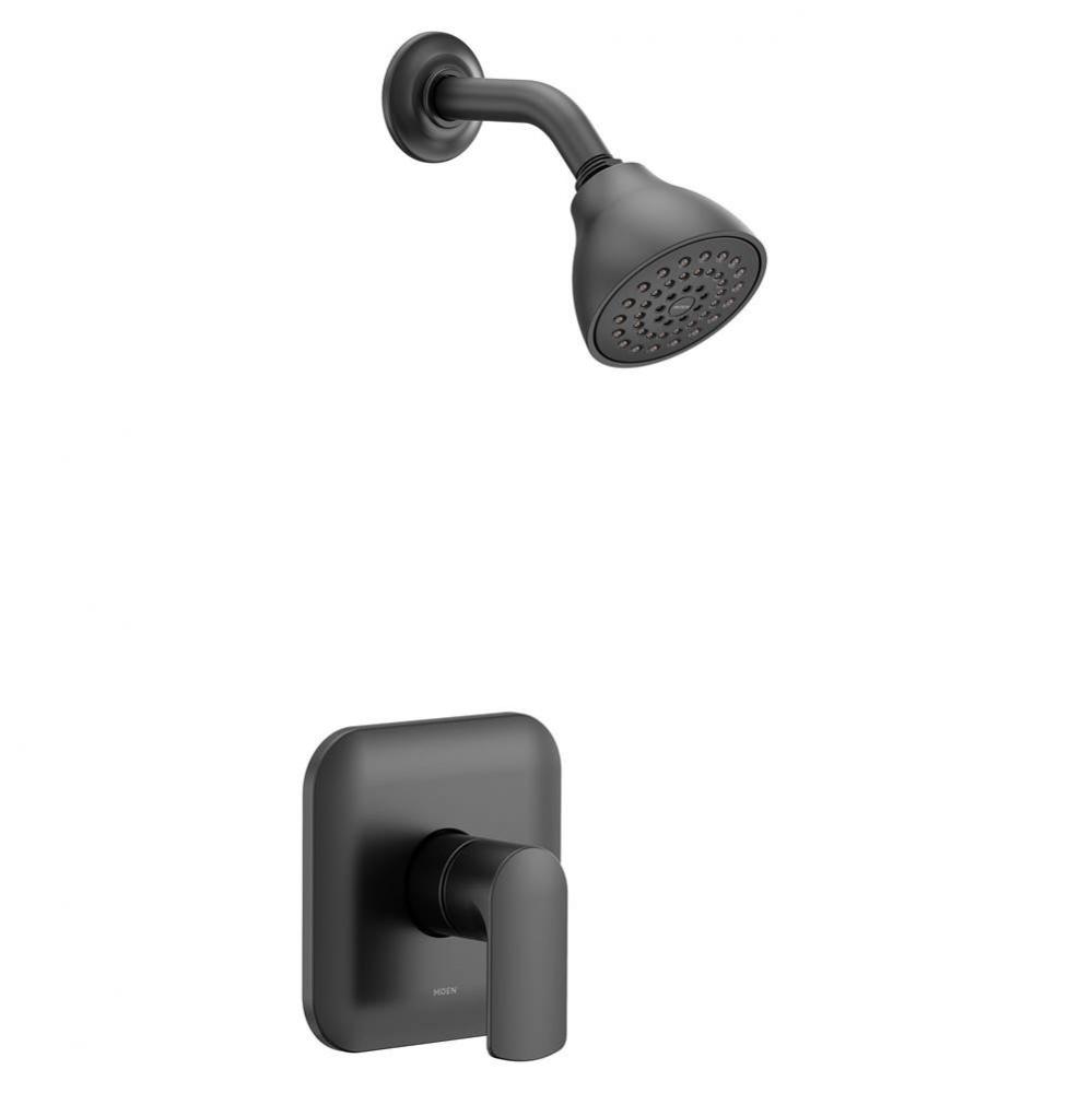 Rizon M-CORE 2-Series Eco Performance 1-Handle Shower Trim Kit in Matte Black (Valve Sold Separate