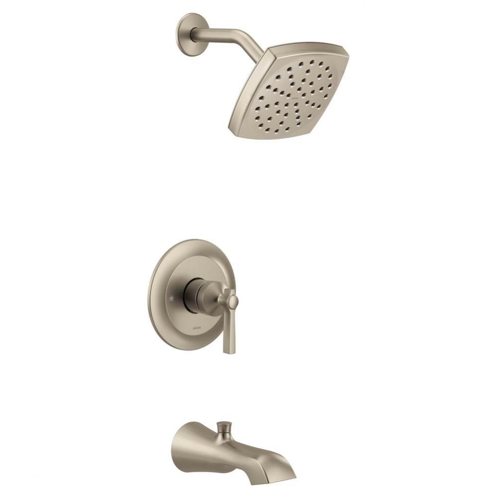 Flara M-CORE 3-Series 1-Handle Eco-Performance Tub and Shower Trim Kit in Brushed Nickel (Valve So