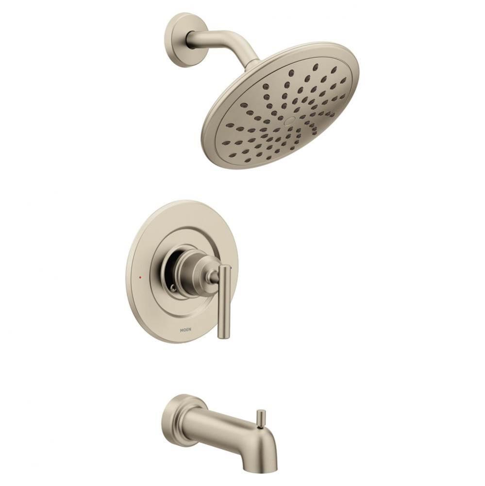 Gibson Posi-Temp Pressure Balancing Modern Tub and Shower Trim with 8-Inch Rainshower, Valve Requi