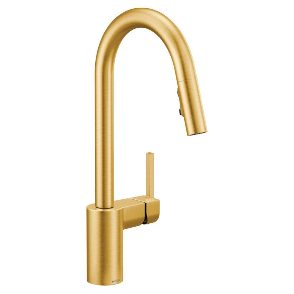 Align One-Handle Modern Kitchen Pulldown Faucet with Reflex and Power Clean Spray Technology, Brus