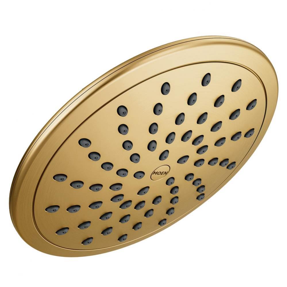 8-Inch Fixed Eco-Performance Rainshower Showerhead in Brushed Gold