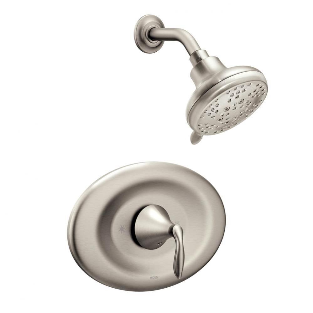 Eva Posi-Temp Eco-Performance Shower Trim Kit, Valve Required, Brushed Nickel