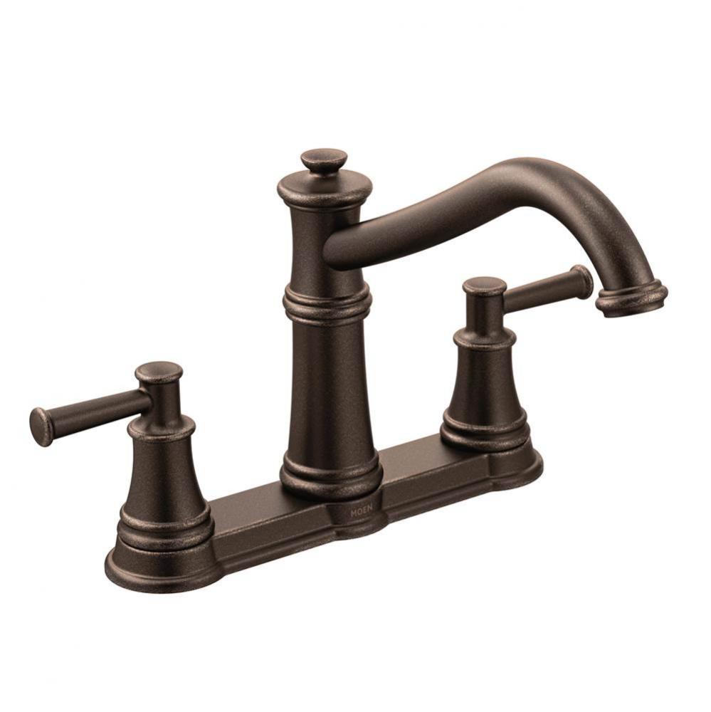 Belfield Traditional Two Handle High Arc Kitchen Faucet, Oil Rubbed Bronze