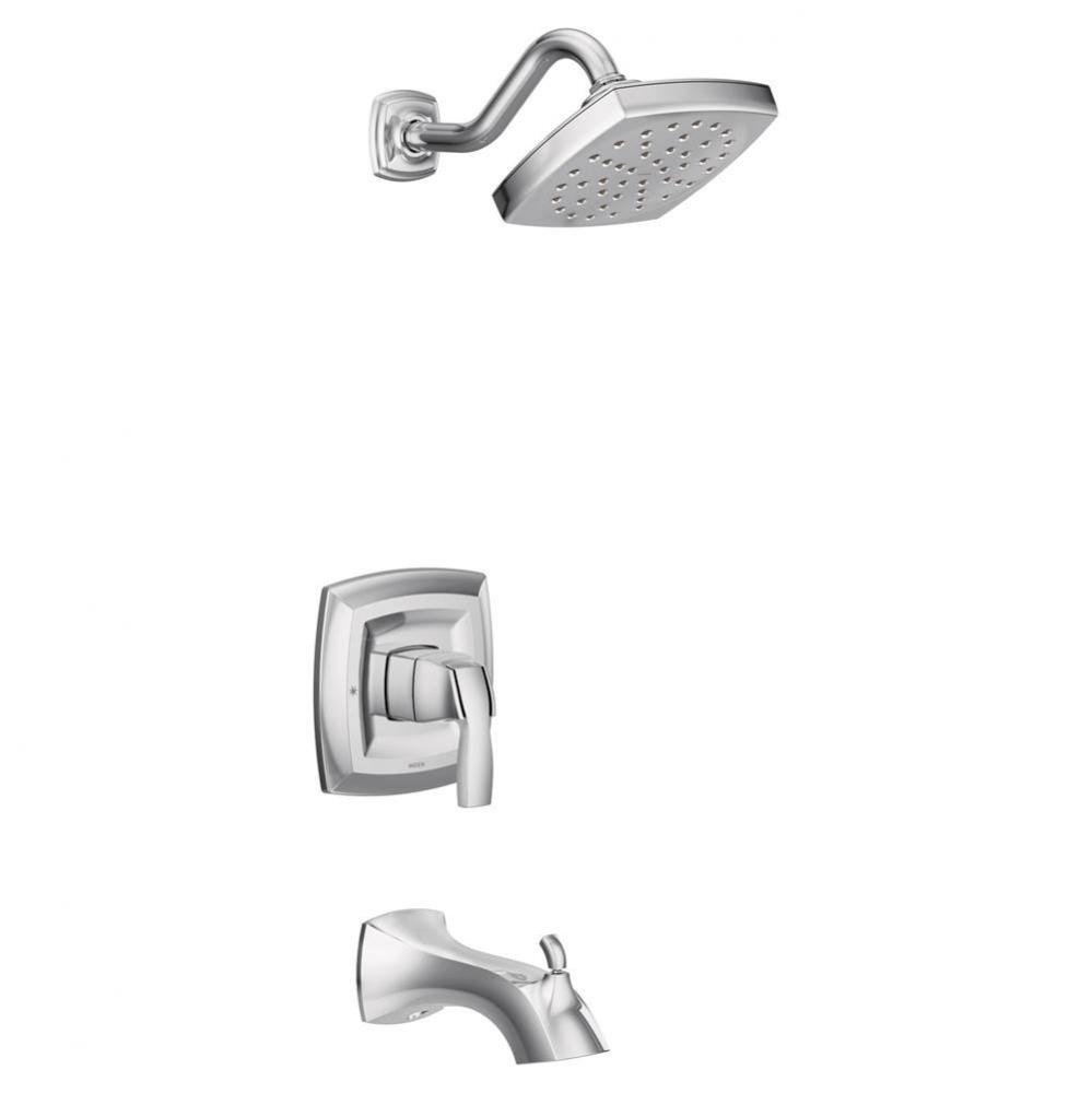 Voss M-CORE 3-Series 1-Handle Tub and Shower Trim Kit in Chrome (Valve Sold Separately)