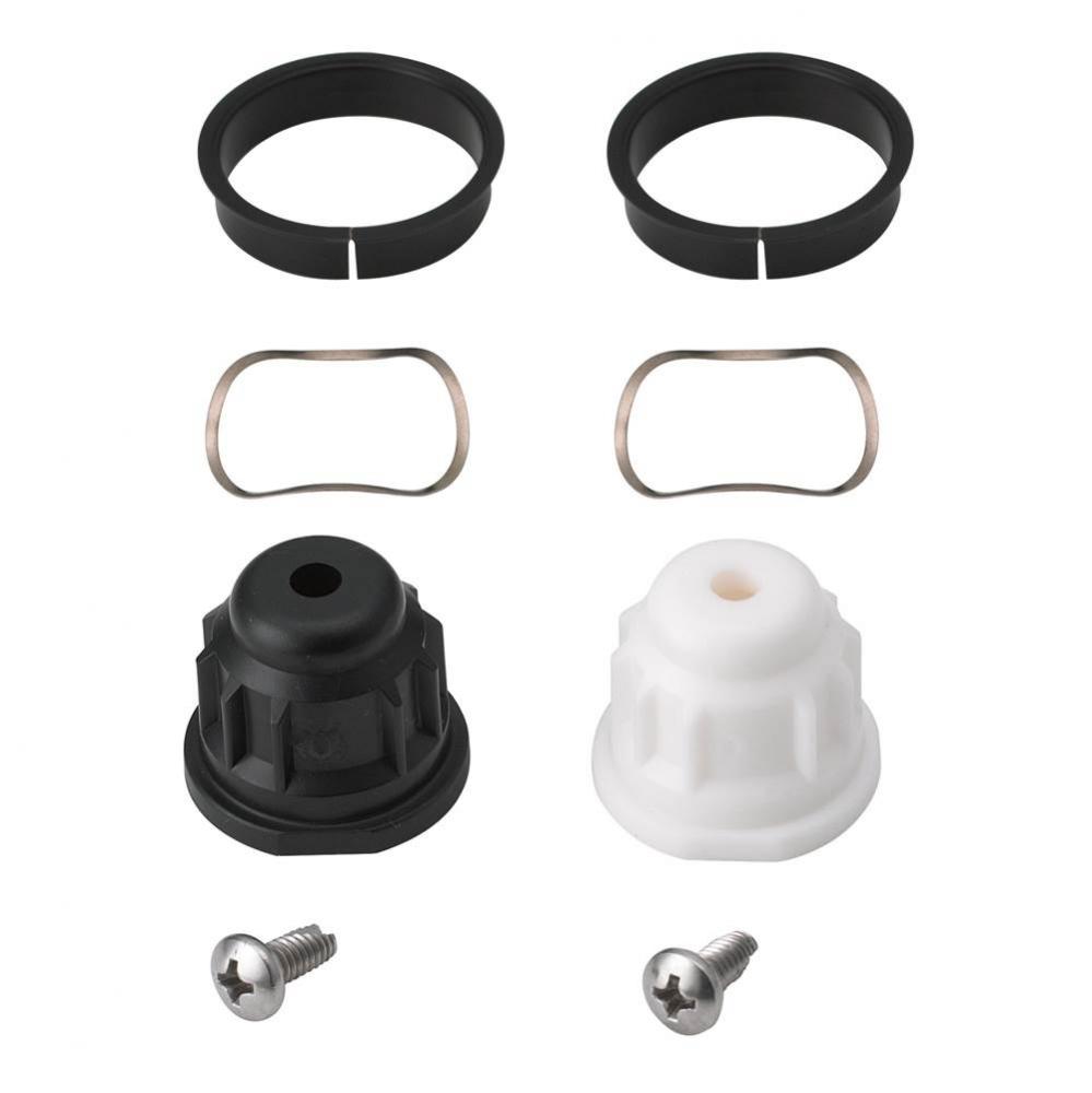 Monticello Handle Adapter Kit, Monticello Centerset, Mini Widespread, &amp; Roman Tub, Hot And Col