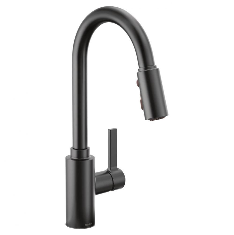 Genta LX Single-Handle Pull-Down Sprayer Modern Kitchen Faucet with Reflex and Power Boost, Matte