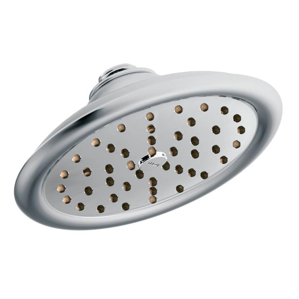 One-Function 7-Inch Rainshower Showerhead with Immersion Technology, Chrome