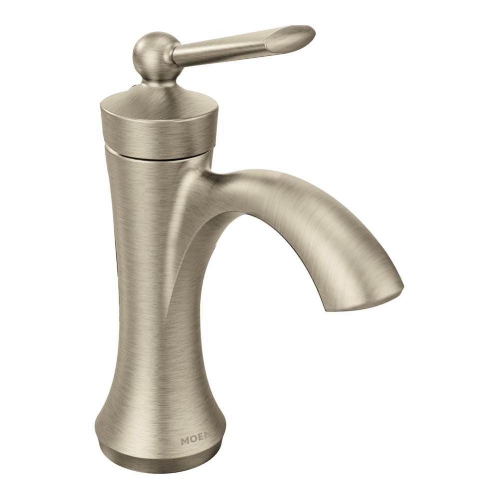 Wynford One-Handle High-Arc Bathroom Faucet with Drain Assembly, Brushed Nickel