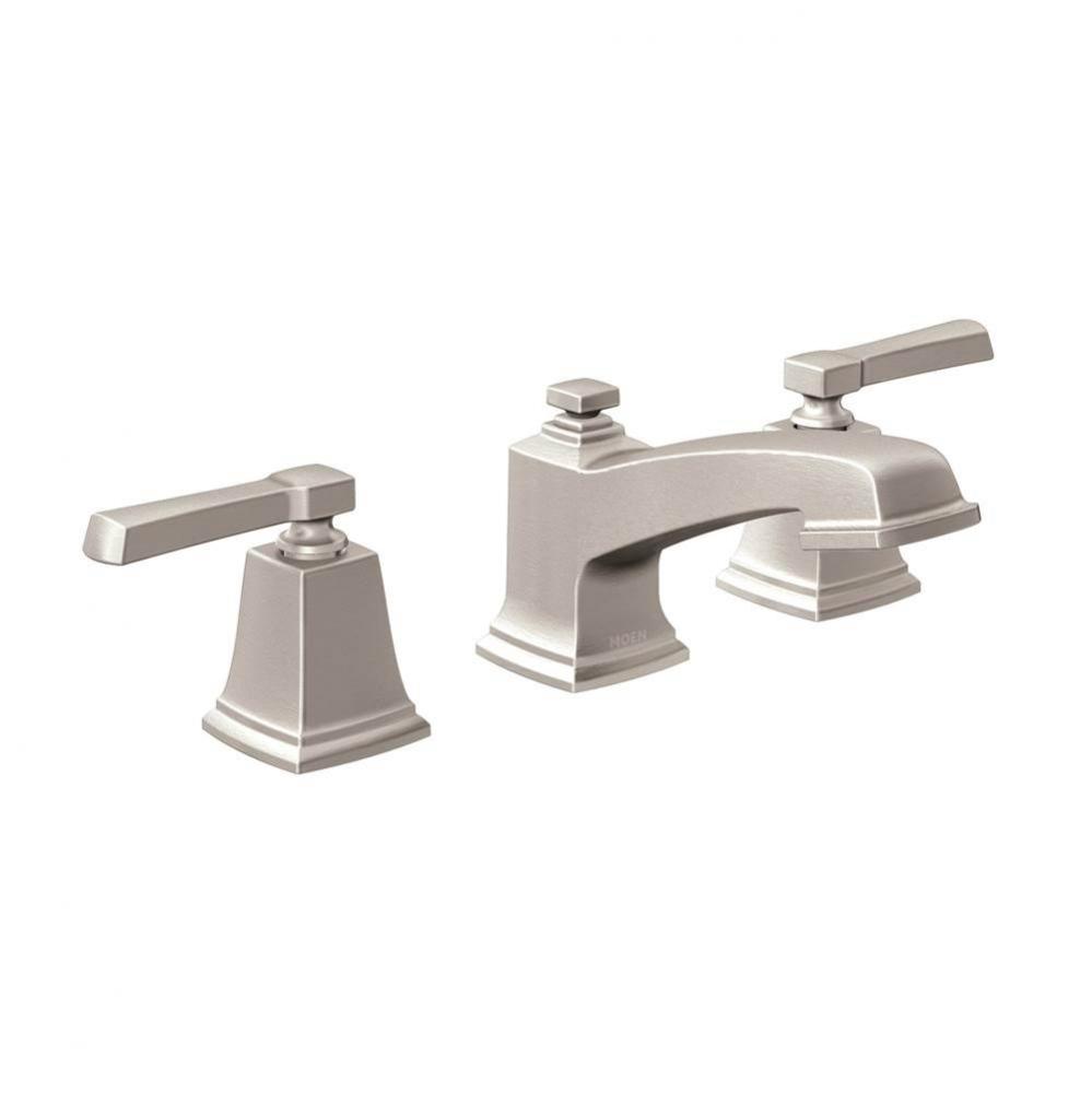 Boardwalk Two-Handle Widespread Bathroom Faucet Trim Kit, Valve Required, Spot Resist Brushed Nick