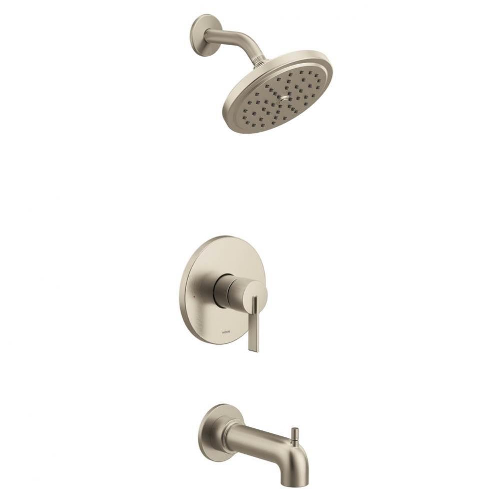 Cia M-CORE 2-Series Eco Performance 1-Handle Tub and Shower Trim Kit in Brushed Nickel (Valve Sold