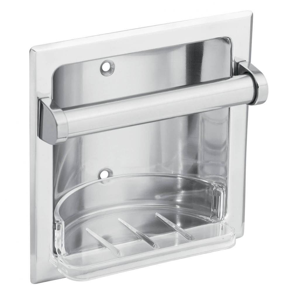 Donner Commercial Soap Holder, Chrome