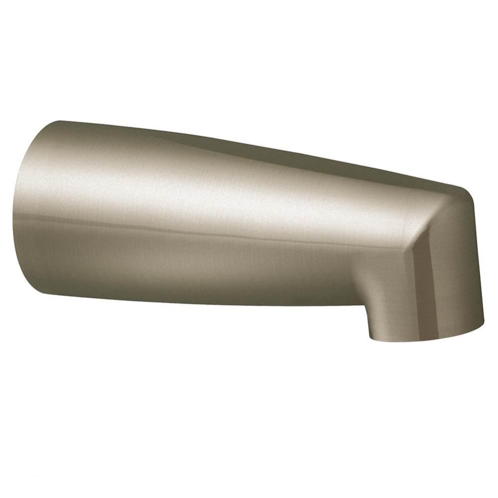 Non-Diverter 1/2-Inch CC Slip-Fit Tub Filler Spout, Brushed Nickel