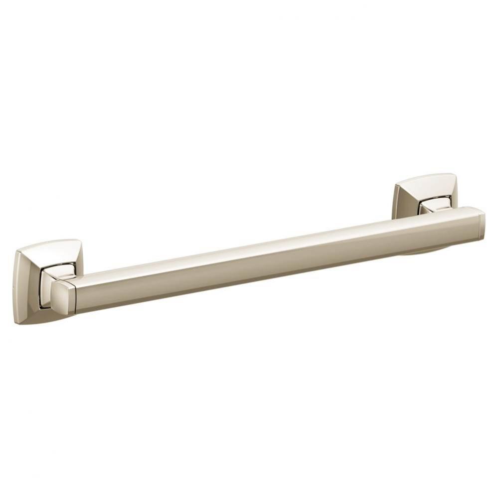 Polished Nickel 12&apos;&apos; Designer Grab Bar