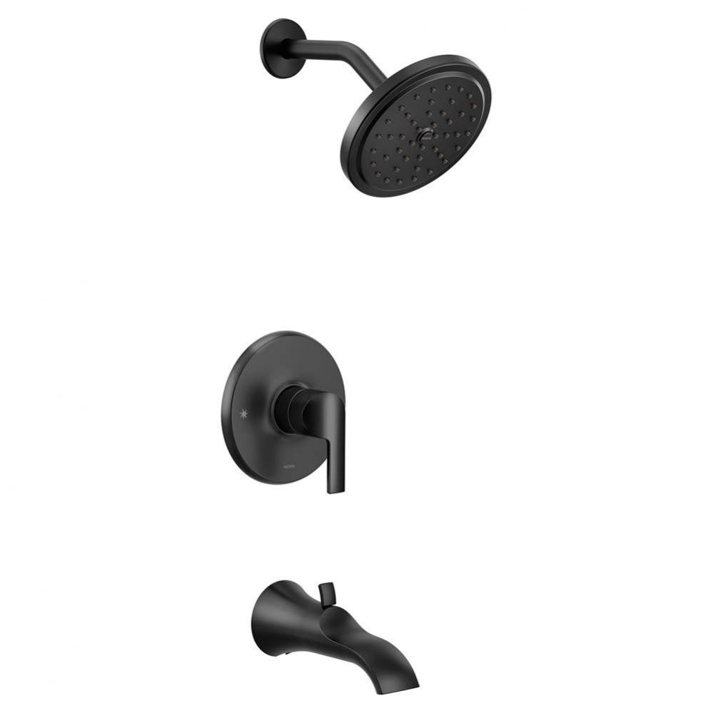 Doux M-CORE 3-Series 1-Handle Tub and Shower Trim Kit in Matte Black (Valve Sold Separately)