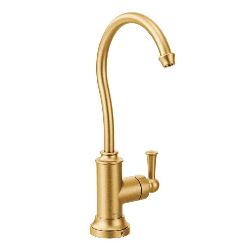 Sip Traditional Cold Water Kitchen Beverage Faucet with Optional Filtration System, Brushed Gold