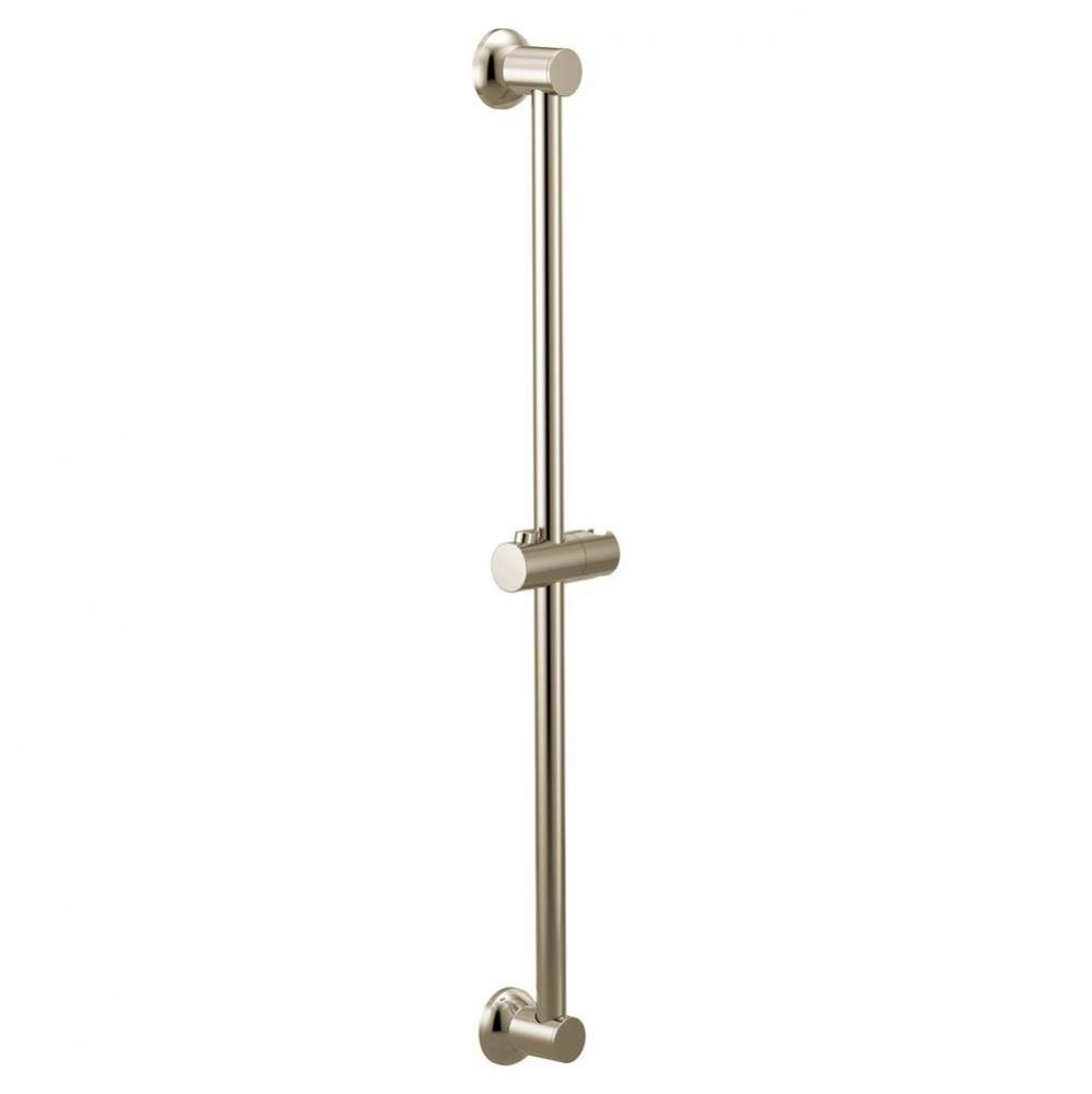 Handshower 30-Inch Adjustable Slidebar Assembly, Polished Nickel