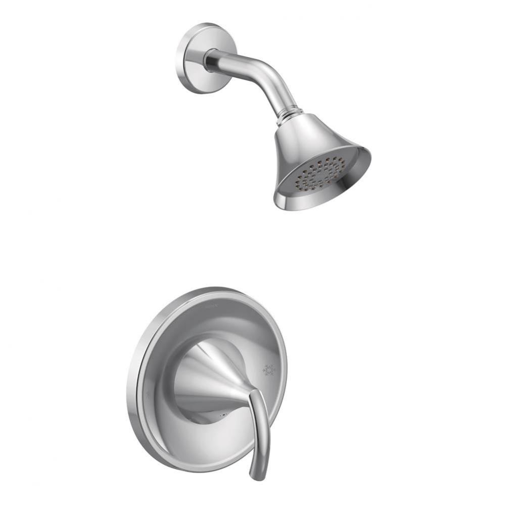 Glyde Single-Handle 1-Spray Shower Faucet Trim Kit with Eco-Performance Posi-Temp in Chrome (Valve