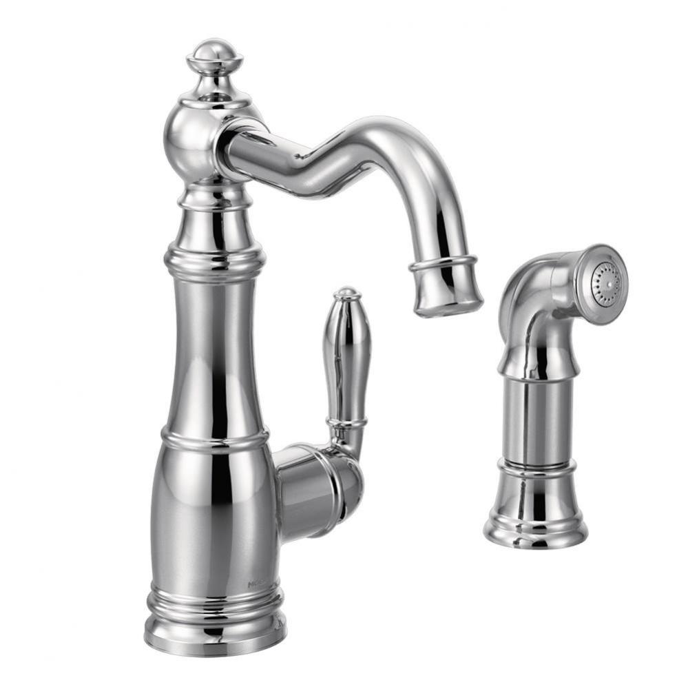 Weymouth One-Handle High Arc Kitchen Faucet, Chrome