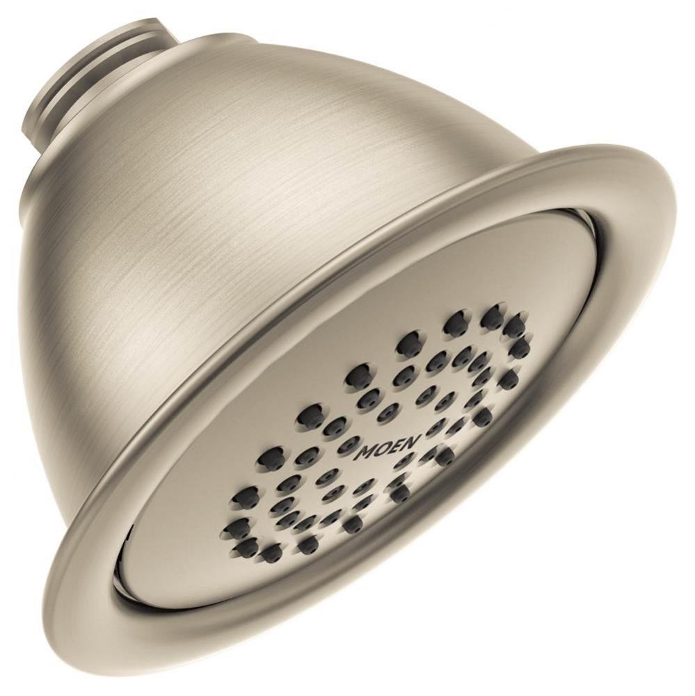 3.75-Inch Single Function Shower Head, Brushed Nickel