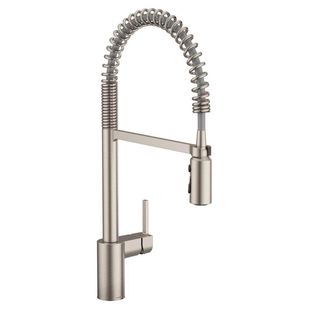 Align One Handle Pre-Rinse Spring Pulldown Kitchen Faucet with Power Boost, Spot Resist Stainless