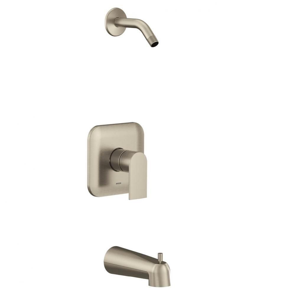Genta M-CORE 2-Series 1-Handle Tub and Shower Trim Kit in Brushed Nickel (Valve Sold Separately)