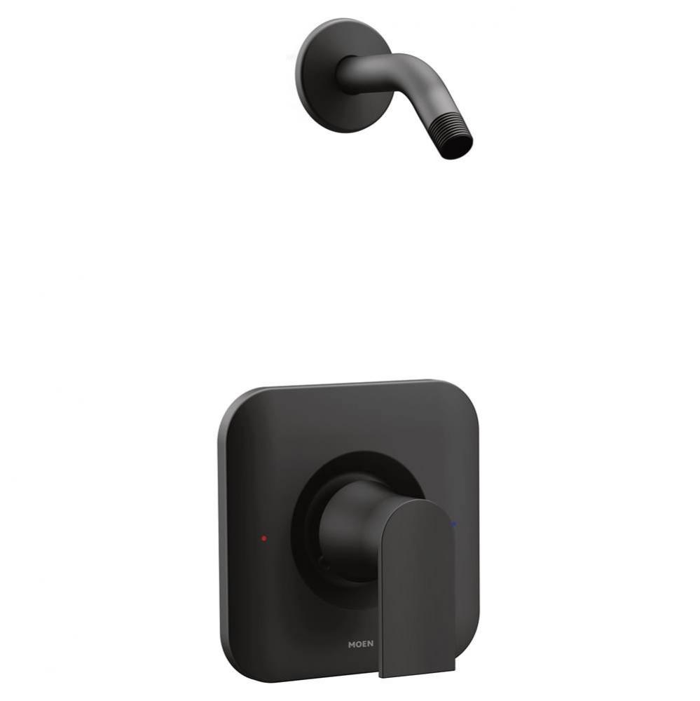 Genta LX Matte Black Posi-Temp Shower Only - No Head