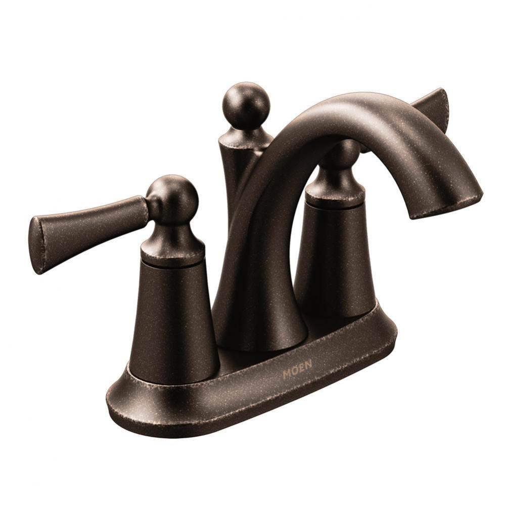 Wynford Two-Handle Centerset High Arc Bathroom Faucet, Oil Rubbed Bronze