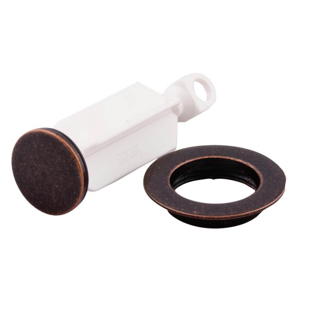 Replacement Bathroom Sink Drain Plug and Seat, Oil Rubbed Bronze