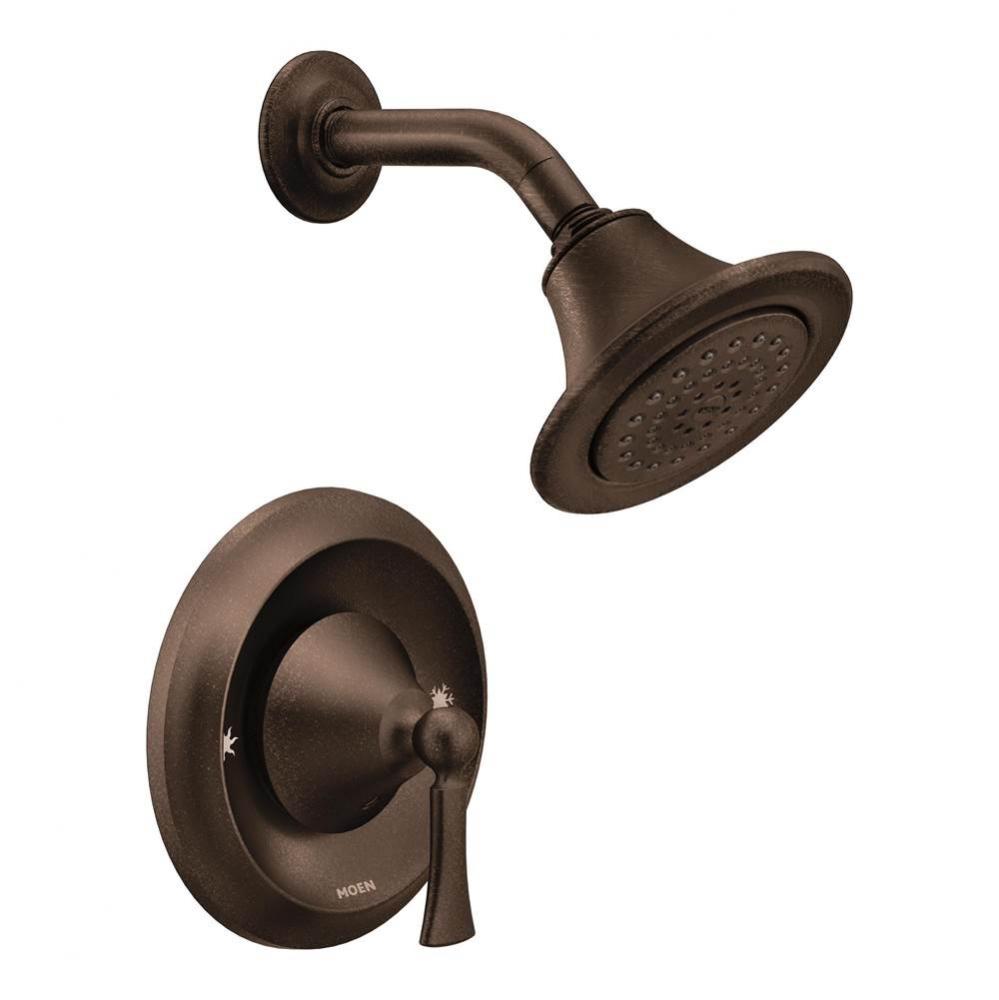 Wynford Single-Handle 1-Spray Posi-Temp Shower Faucet Trim Kit in Oil Rubbed Bronze (Valve Sold Se