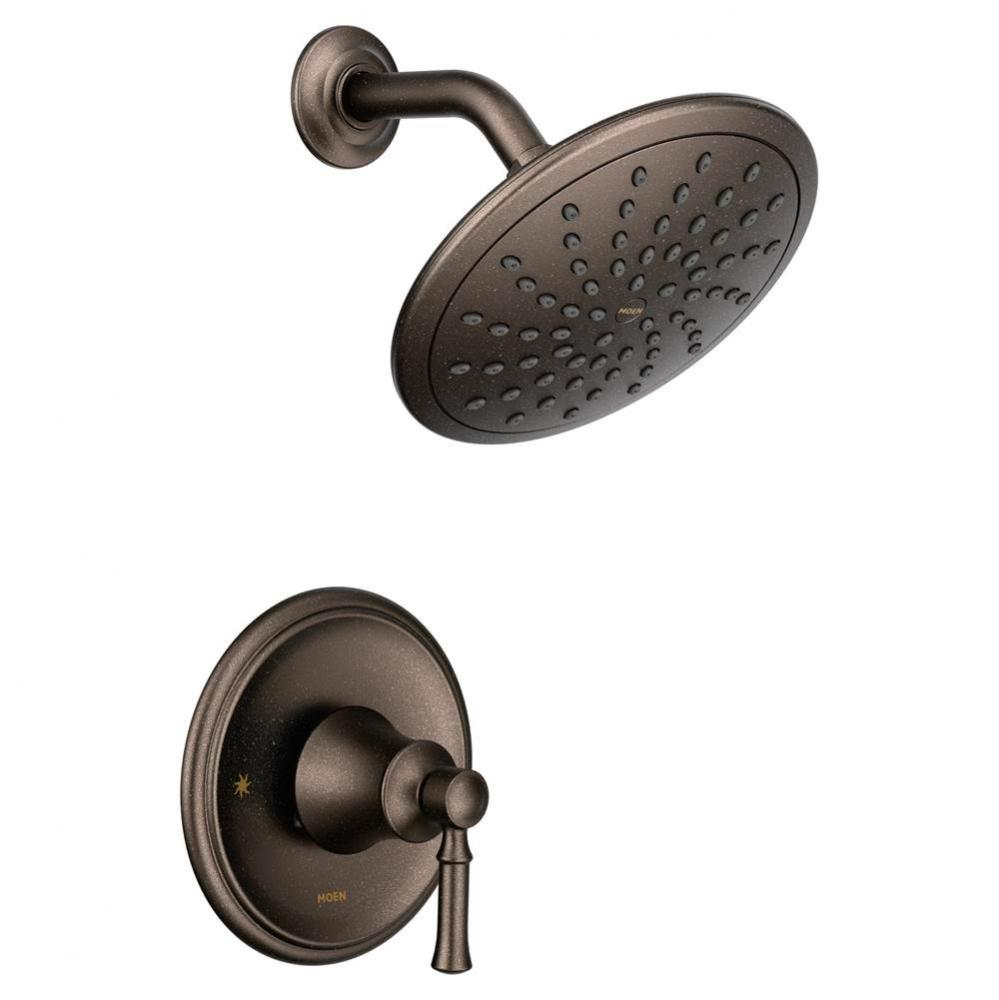 Dartmoor Posi-Temp Rain Shower Single-Handle Shower Only Faucet Trim Kit in Oil Rubbed Bronze (Val