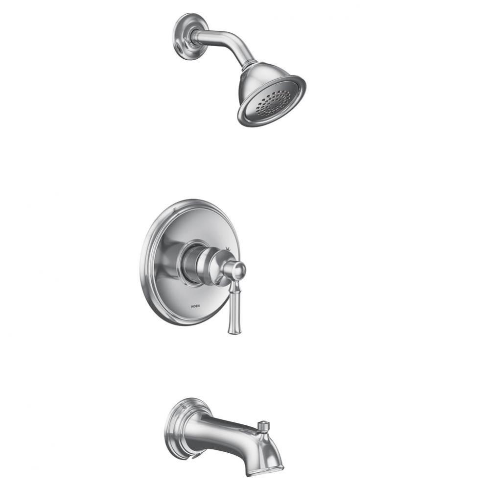 Dartmoor M-CORE 2-Series Eco Performance 1-Handle Tub and Shower Trim Kit in Chrome (Valve Sold Se