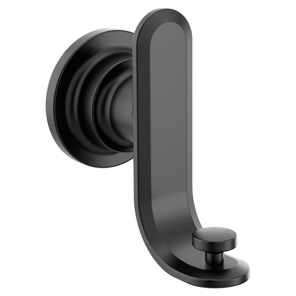 Matte Black Double Robe Hook