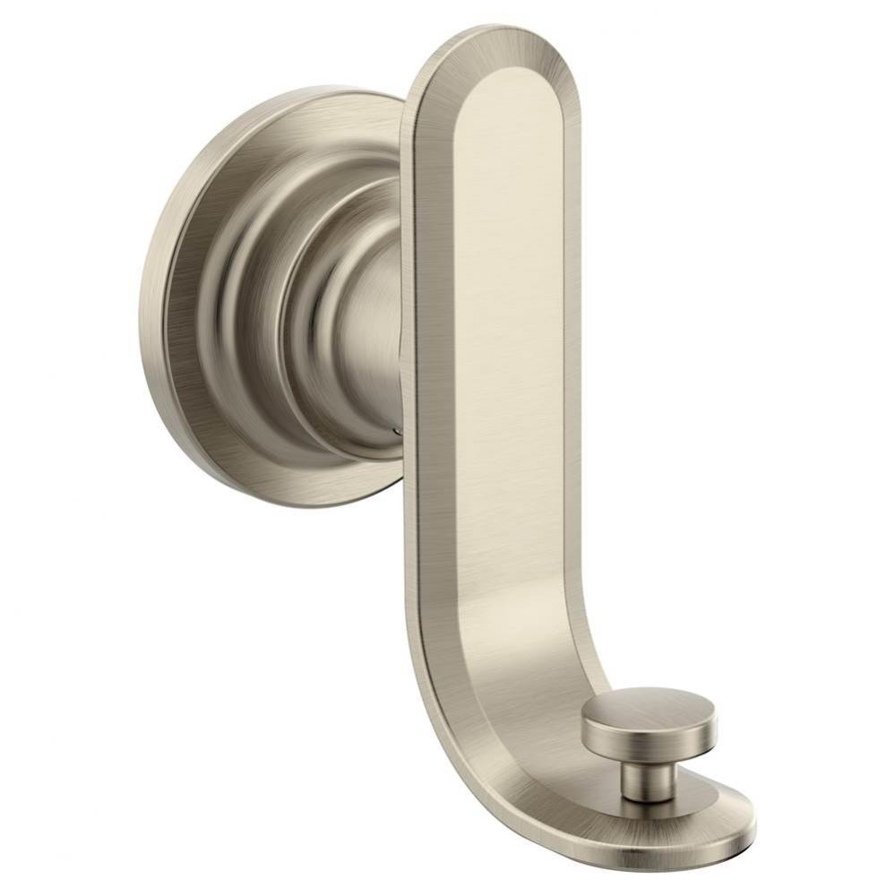 Brushed Nickel Double Robe Hook