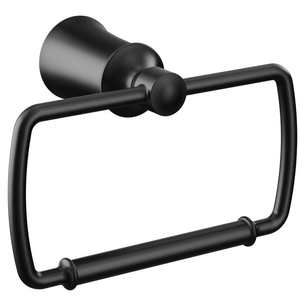 Matte Black Towel Ring