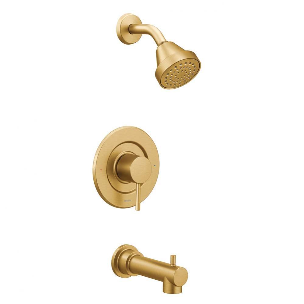 Align Single-Handle Posi-Temp Tub and Shower Faucet Trim Kit in Brushed Gold (Valve Sold Separatel